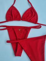 Biquíni Cortininha Marquinha de Fita Leme