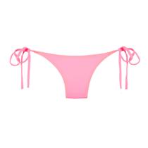 Biquini Cortininha Moda Verão Rosa Claro Lycra Praia