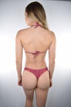 Biquíni cortininha móvel + calcinha fio normal Carioca - Biquíni de Fita