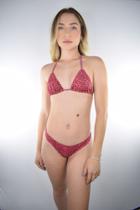 Biquíni cortininha móvel + calcinha fio normal Carioca - Biquíni de Fita