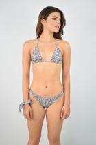 Biquíni cortininha móvel + calcinha fio normal Paulista - Biquíni de Fita