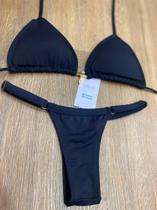 Biquíni cortininha preto