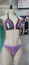 Biquíni croche lilaz Biquíni croche lilaz