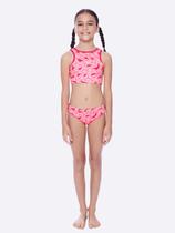 Biquini Cropped Infantil Speedo Little Hearts