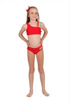 Biquini Cropped Kids Maite - Chic Red - Siri Biquini Cropped Kids Maite - Chic Red - Siri