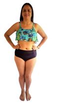 Biquíni Cropped Plus Size AVULSO Até O 54 Praia, Piscina, Barato Biquíni Cropped Plus Size AVULSO Até O 54 Praia, Piscina, Barato
