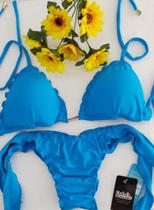 Biquini Curtininha Fio Duplo - Verão Brazyl Biquini Curtininha Fio Duplo - Verão Brazyl