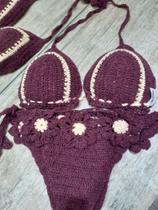 Biquíni de Crochê Patricia Custodio Beachwear