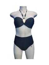 Biquíni de praia cintura alta de bojo