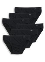 Biquíni de roupa íntima Jockey Elance para homens, pacote com 6 unidades, preto, tamanho P