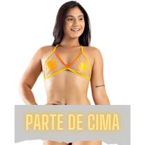 Biquíni de Tule Bordado SOMENTE PARTE DE CIMA