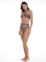 Biquini deluxe conjunto hot pant com argolas