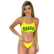 Biquini Do Brasil Core Copa Top Verde Amarelo Copa Biquini Do Brasil Core Copa Top Verde Amarelo Copa