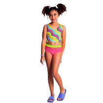 Biquíni dupla face 4 combinação proteção uv50+ bg