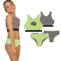 Biquíni Dupla Face em Malha com Proteção UV50+ Preto - Lilimoon Biquíni Dupla Face em Malha com Proteção UV50+ Preto - Lilimoon