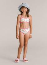 Biquíni dupla face em malha UV Infantil menina Brandili Biquíni dupla face em malha UV Infantil menina Brandili