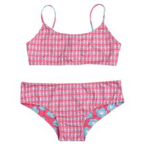 Biquini Dupla Face Infantil Alças Ajustáveis She Estampado Biquini Dupla Face Infantil Alças Ajustáveis She Estampado