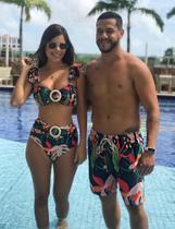 Biquini E Bermuda Masculina Kit Casal