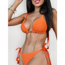 Biquíni Elloah Trancoso Laranja Tendência Verão