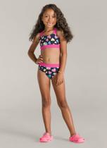 Biquíni em malha UV Infantil menina Brandili Biquíni em malha UV Infantil menina Brandili