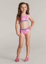 Biquíni em malha UV Infantil menina Brandili Biquíni em malha UV Infantil menina Brandili