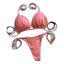 Biquini Empina Bumbum Dupla Face Cortininha Semi Fio C/ Bojo Biquini Empina Bumbum Dupla Face Cortininha Semi Fio C/ Bojo