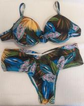 Biquíni Estampado Com Bojo - Sol e Água