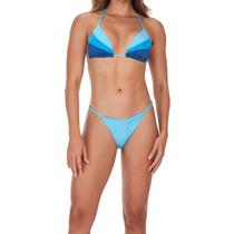 Biquini Feminino Alto Giro Cortininha Azul Intenso - 2477123 Biquini Feminino Alto Giro Cortininha Azul Intenso - 2477123