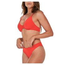 Biquini Feminino Alto Giro Meia Taça Laranja Pitanga - 24781 Biquini Feminino Alto Giro Meia Taça Laranja Pitanga - 24781