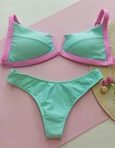 Biquini feminino aro v paste