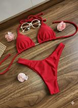 Biquini feminino asa delta fio duplo top cortininha verao 2026 moda praia com bojo removivel Biquini feminino asa delta fio duplo top cortininha verao 2026 moda praia com bojo removivel