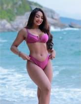 Biquini feminino aviador aro v batom