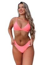 Biquíni Feminino Aviador Com Bojo Liso Com Calcinha Asa Delta