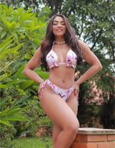 Biquini feminino babadinho oceano pink