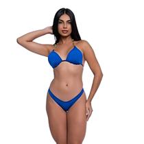 Biquíni Feminino Com Bojo Fixo Calcinha Asa Delta Alça Corda