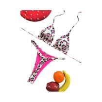 Biquini Feminino com Estampa de Cereja - Conjunto Sexy de Duas Peças Biquini Feminino com Estampa de Cereja - Conjunto Sexy de Duas Peças