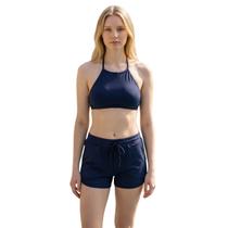 Biquíni Feminino Conjunto Top Frente Única com Short Moda Praia