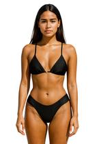 Biquíni Feminino Cortininha Com Bojo e Calcinha Bombom Canelado Biquíni Feminino Cortininha Com Bojo e Calcinha Bombom Canelado