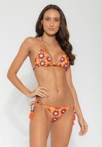 Biquíni Feminino Cortininha De Amarrar Estampado