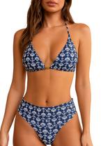 Biquíni Feminino Cortininha Estampado Bojo e Calcinha Tanga Biquíni Feminino Cortininha Estampado Bojo e Calcinha Tanga