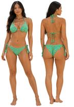 Biquíni Feminino Cortininha Ripple Calcinha Empina Bumbum e Amarra Lateral Biquíni Feminino Cortininha Ripple Calcinha Empina Bumbum e Amarra Lateral