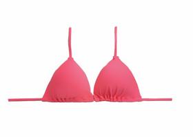 Biquíni feminino cortininha rosa neon com bojo parte de cima avulso Biquíni feminino cortininha rosa neon com bojo parte de cima avulso
