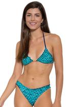 Biquíni Feminino Cortininha Sereia Calcinha Empina Bumbum