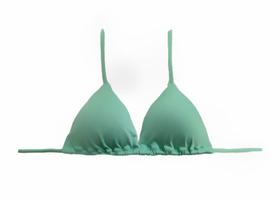 Biquíni feminino cortininha verde com bojo parte de cima avulso Biquíni feminino cortininha verde com bojo parte de cima avulso