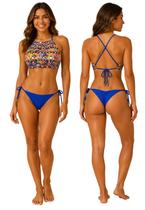 Biquíni Feminino Cropped Com Calcinha Levanta Bumbum, e Amarra lateral Biquíni Feminino Cropped Com Calcinha Levanta Bumbum, e Amarra lateral