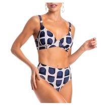 Biquini Feminino Daniela Beach Maritma Bia Azul - 2646E