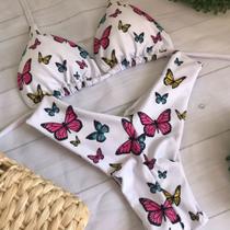 Biquíni feminino estampado Biquíni feminino estampado
