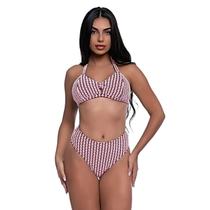 Biquíni Feminino Hot Pant Texturizado
