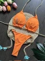 Biquiní feminino laranja lovito