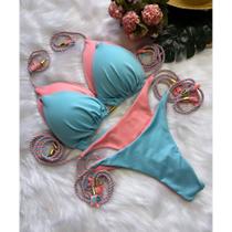 Biquini Feminino Luxo Dupla Face Fio Bojo Levanta bumbum Linha Premium Multiplas Cores